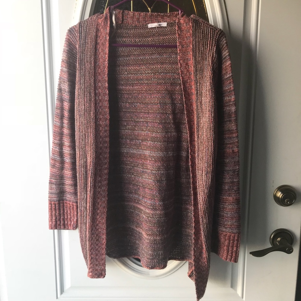 Multi color cardigan, barely worn.
